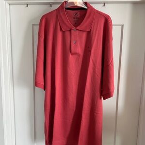 New IZOD Salmon SS, Polo Shirt, XL